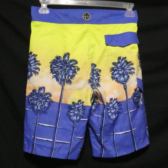 MAUI AND SONS | small | Blue and Yellow Swim Shorts - Trunks - Picture 2 of 16